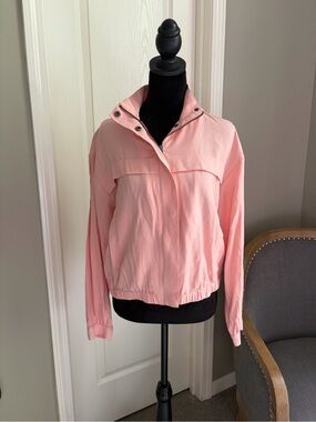 Nine West Light Pink Bomber Jacket